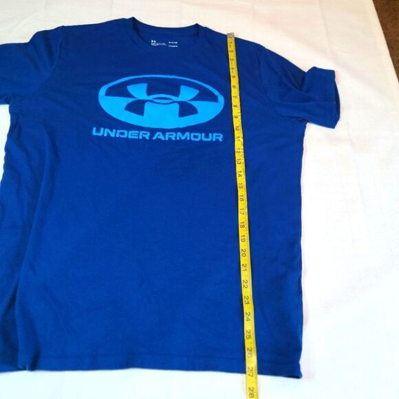 Under Armour Heat Gear Loose Tee Blue Size Large - Picture 8 of 9